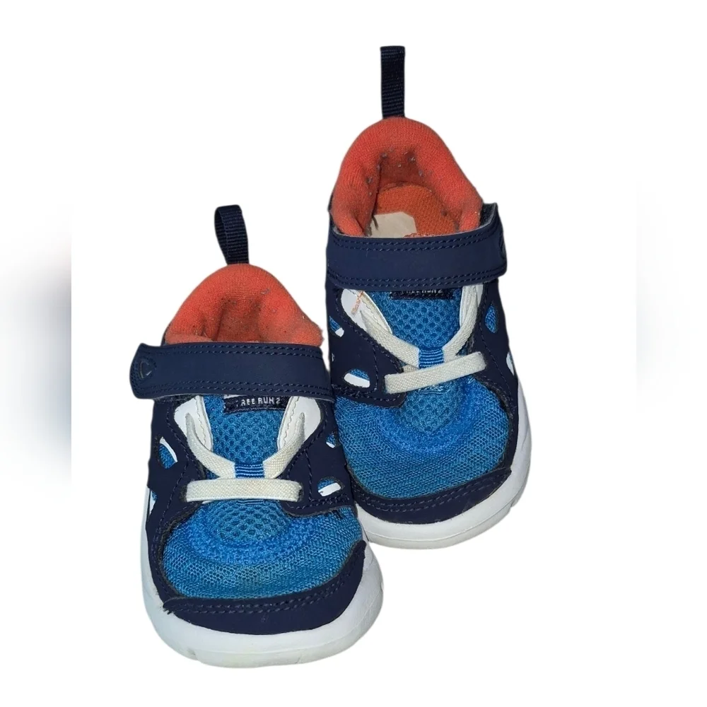 Nike Kids Blue and White Athletic Shoes